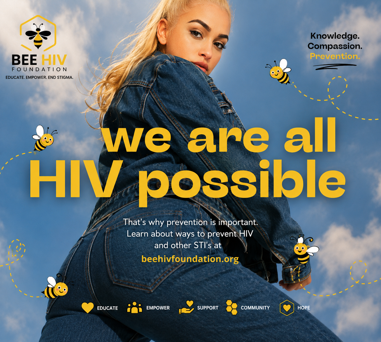We are all HIV possible - Bee HIV+ Foundation